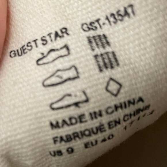 taos Guest Star Lace Up Canvas Upper Sneakers Paisley Print Multi Color Sz 9 - Picture 12 of 14